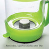Addison Borosilicate Glass Tea Steeper with Stainless Steel Filter detail on filter