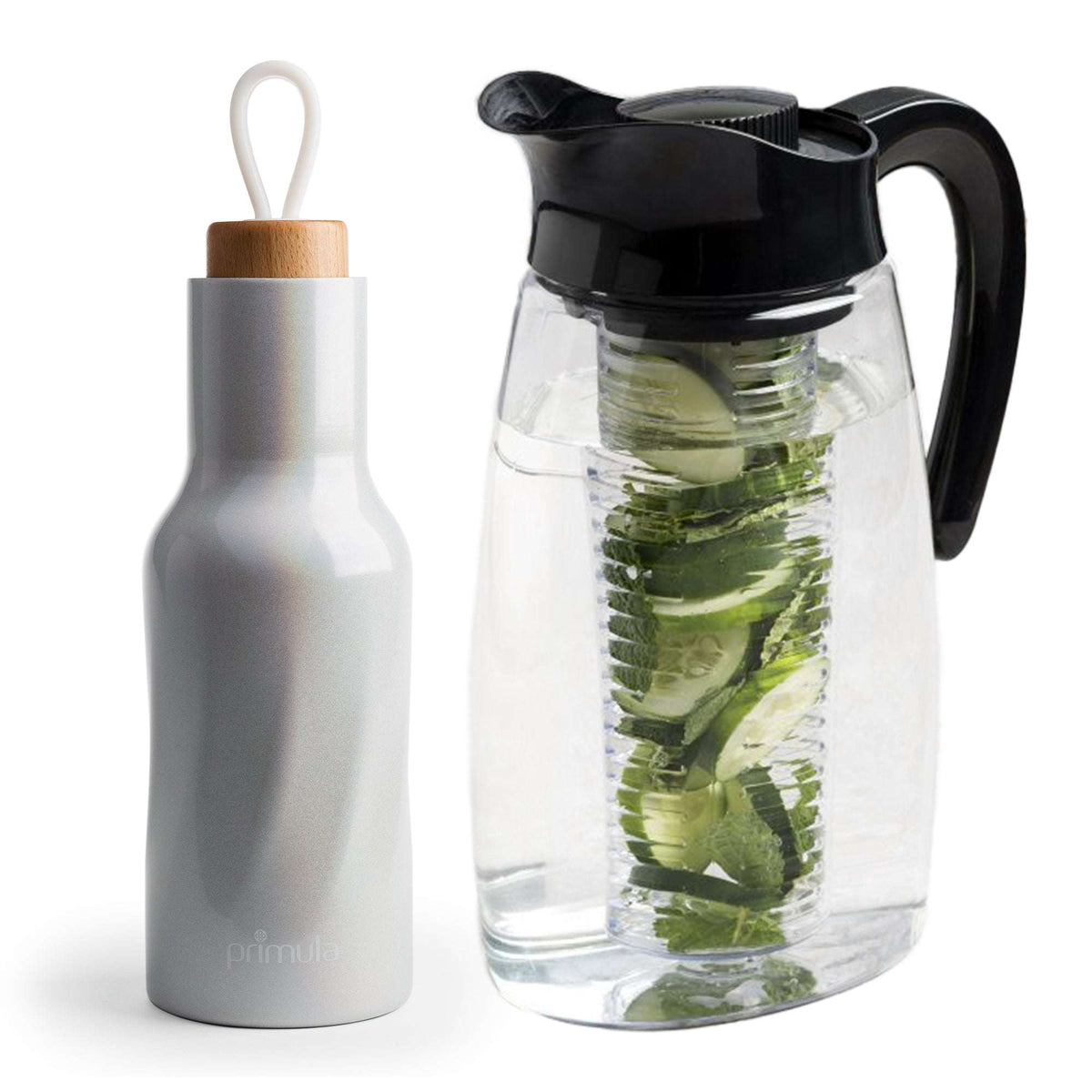 Primula Sentinel Infusion Water Bottle, 22 Oz, Locking Lid