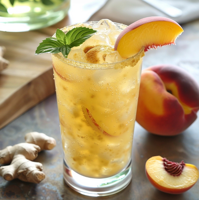 Invigorating Ginger Peach Green Tea Recipe