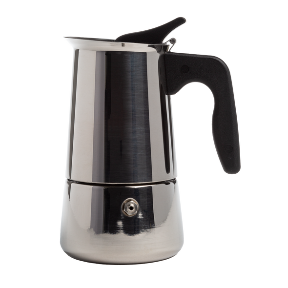 Primula Stainless Steel Stovetop Espresso Maker, 4-6 Cup, Soft Grip Handle