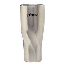 Primula Hot / Cold Thermal Lidded Travel Tumbler 20oz Champagne Flip Top  NEW