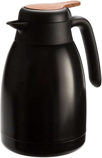 Primula Thermal Carafe, Glossy Black, 34 Ounce