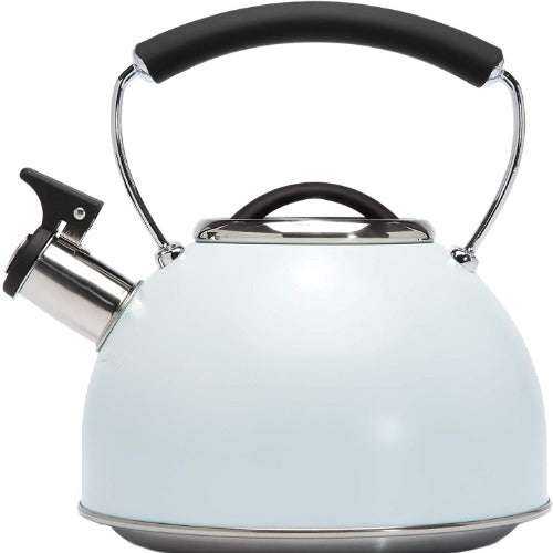 Primula Avalon Whistling Stovetop Tea Kettle Food Grade Wide Mouth, Fast to  Boil, Cool Touch Handle, 2.5-Quart, Brushed Stainless Steel
