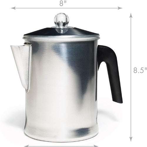 Primula Stovetop Percolator, 9 Cup, Classic Coffee Maker