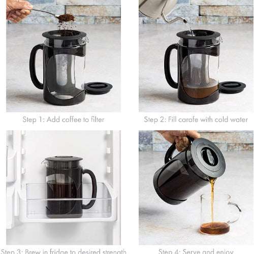 How to Make Cold Brew Coffee in a French Press (step-by-step
