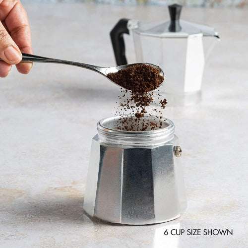 Primula - Luigi Silver 6-Serving Espresso Moka Pot