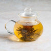 Blossom Teapot filled with tea on counter