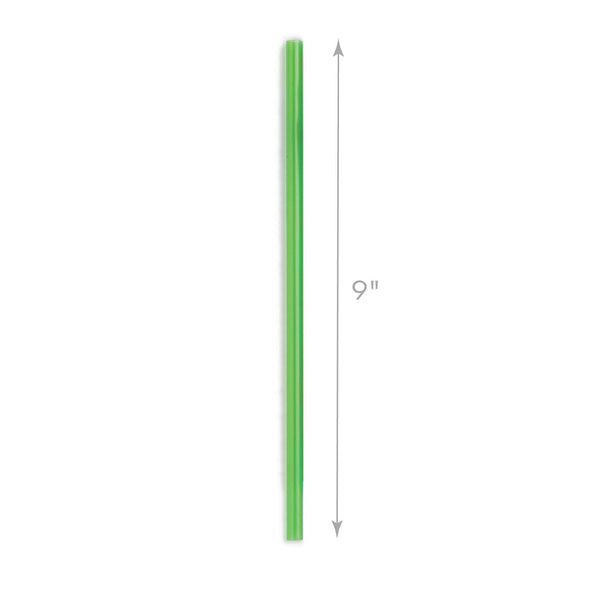 Straw Dimensions on white background