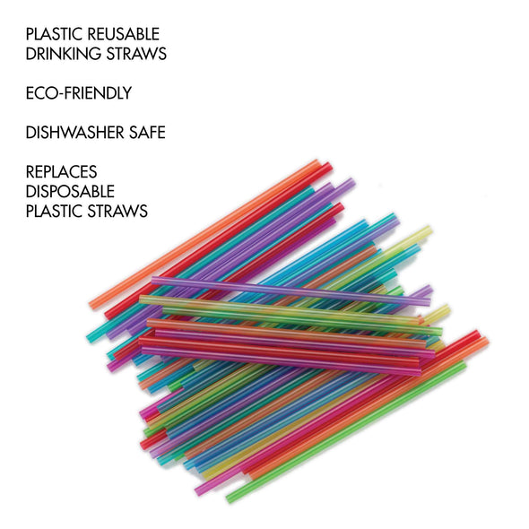12 Pack Straw, Assorted Colors with text on white background