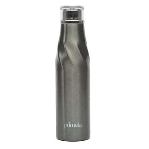 Gunmetal Twist Thermal Bottle on white background