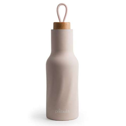 Primula Luster Water Bottle Vacuum Sealed Stainless Steel Thermal Insulated, 17 Ounce, Blush, Pink