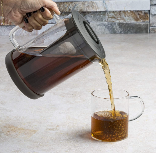 Pace Cold Brew Maker pouring coffee into mug