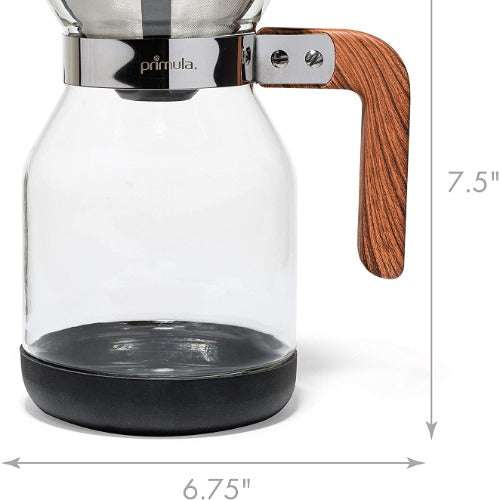 Glass & Wood Coffee Pour Over