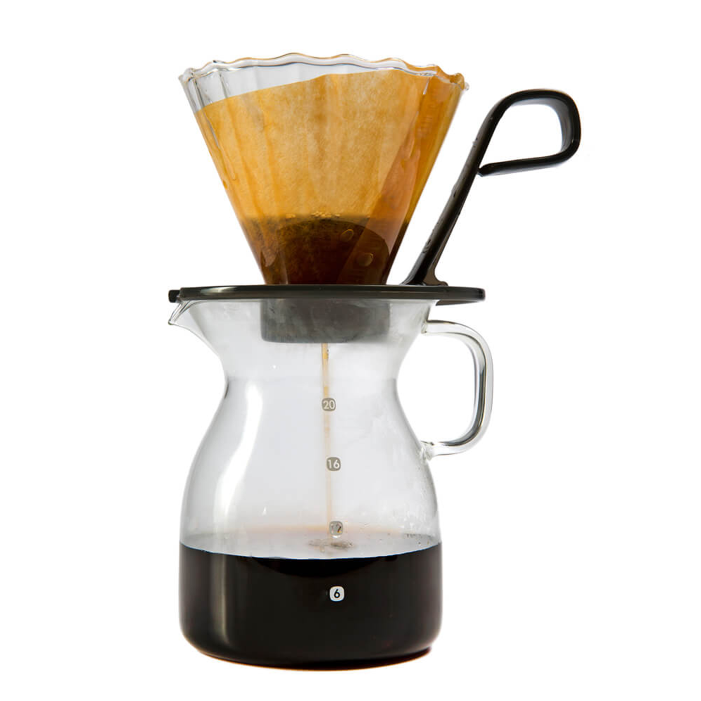 Pour top over carafe